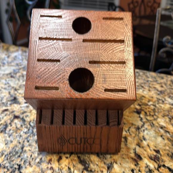 CUTCO ❤️ HOMEMAKER  +8 BlOCK IN CHERRY FINISH ( knives not included) - Picture 6 of 10
